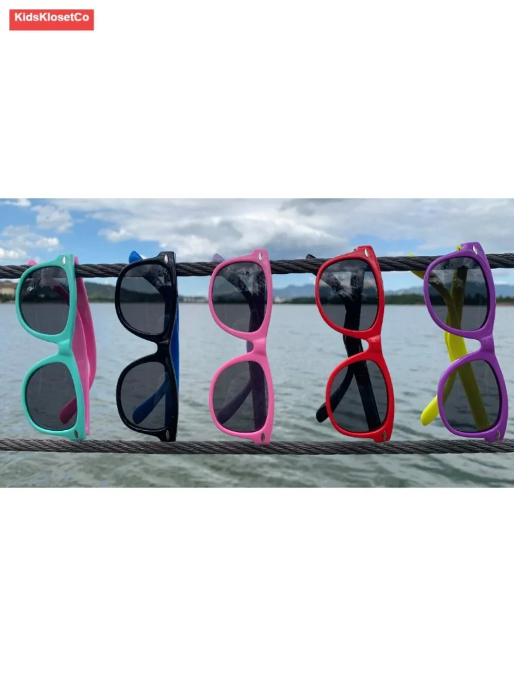 Kids Polarized Sunglasses UV Protection Flexible Rubber TPEE Shades Age 3-9